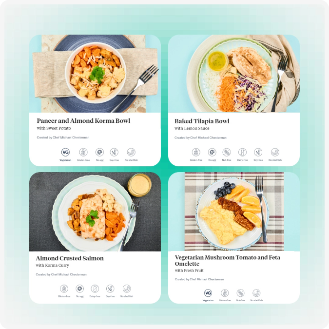 Pick your meals